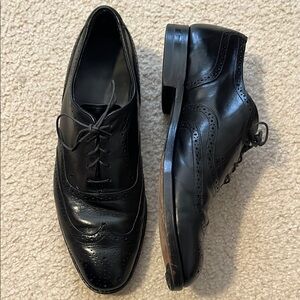 Bostonian Black Wingtip Shoes